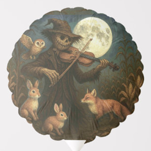 Full Moon Scarecrow Serenade Balloon