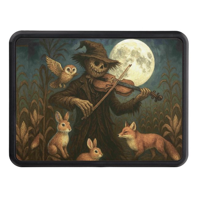 Full Moon Scarecrow Serenade Hitch Cover (Front)