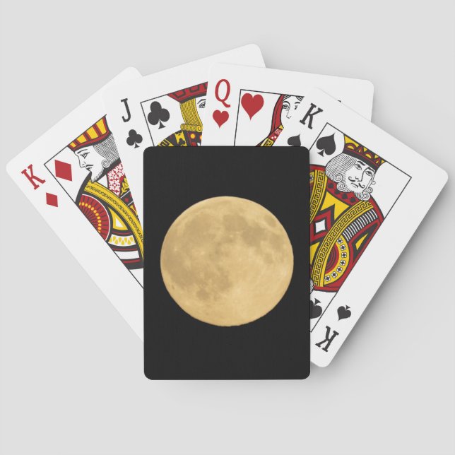 Full Moon | Seattle, Washington Poker Cards (Back)