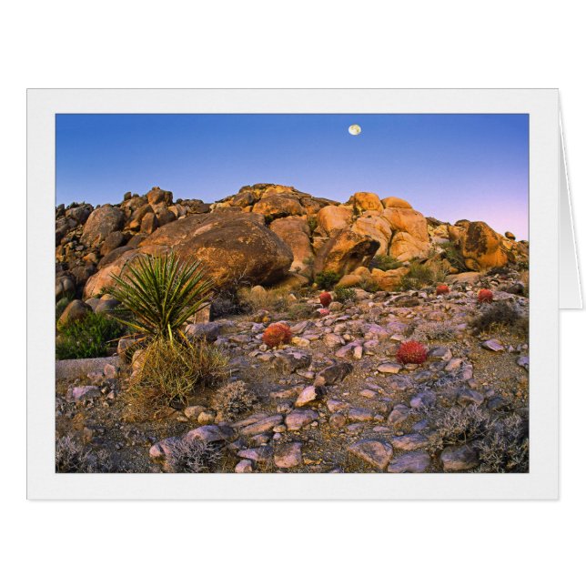 " Full Moon Setting Over Ring Of Fire" Cards (Front Horizontal)