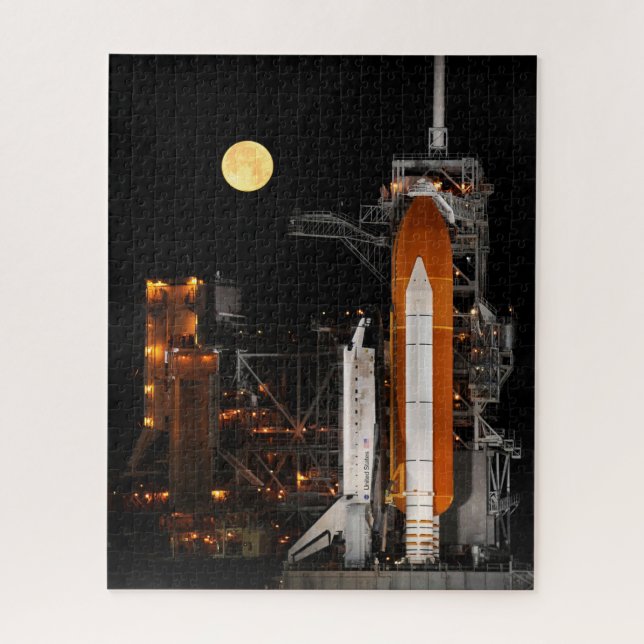 full moon shuttle jigsaw puzzle (Vertical)