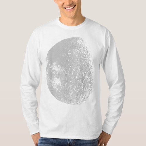 Full Moon Space Planet Lunar Phases Gift T_Shirt