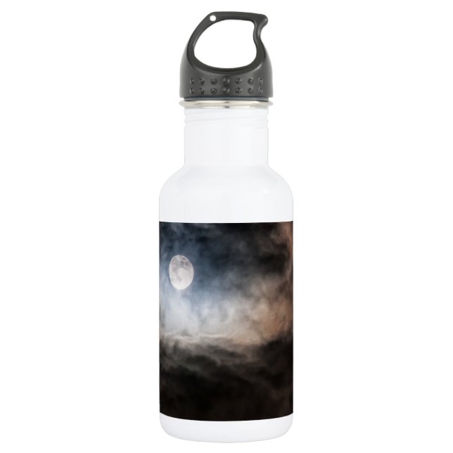 Full moon stainless steel water bottle (Front)