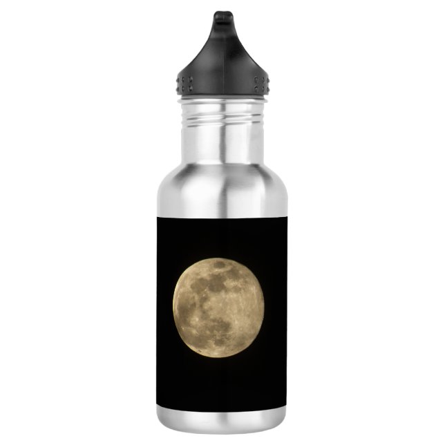 Full Moon  Stainless Steel Water Bottle (Right)