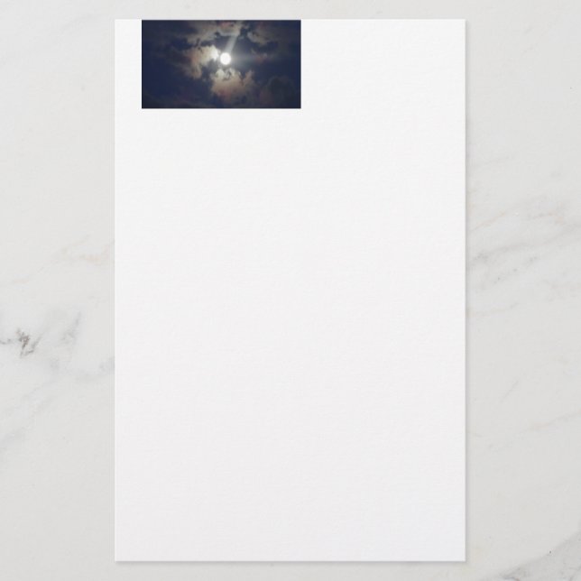 Full Moon Stationery (Front)