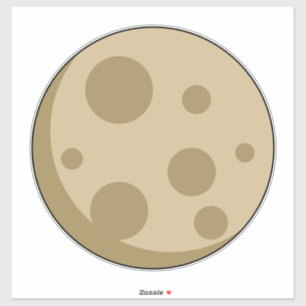 Full Moon Sticker