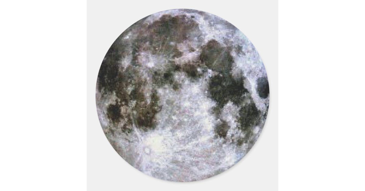 Full Moon Stickers | Zazzle