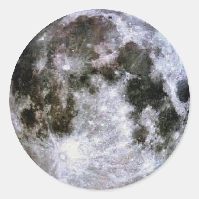 Full Moon Stickers | Zazzle