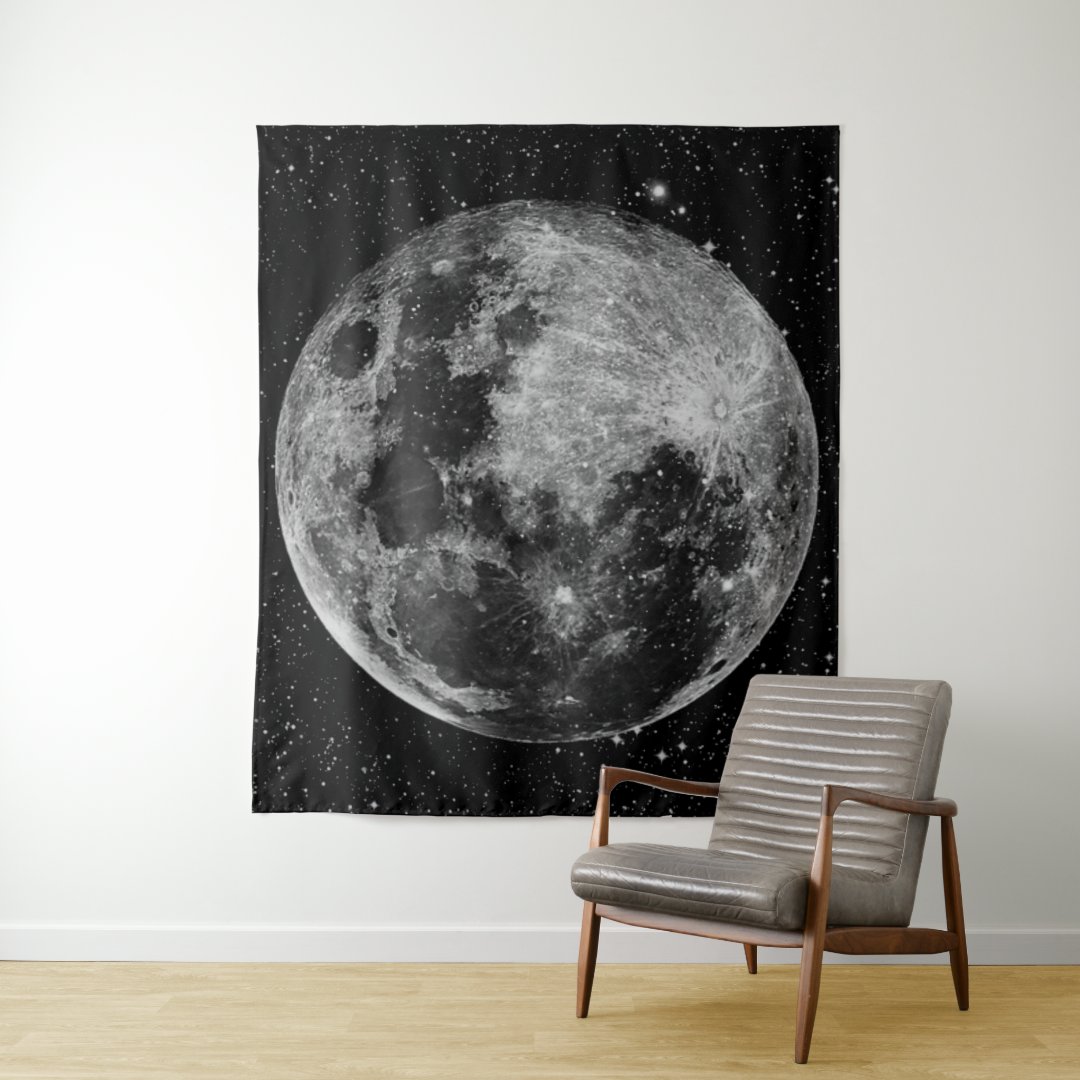 Full Moon Tapestry | Zazzle