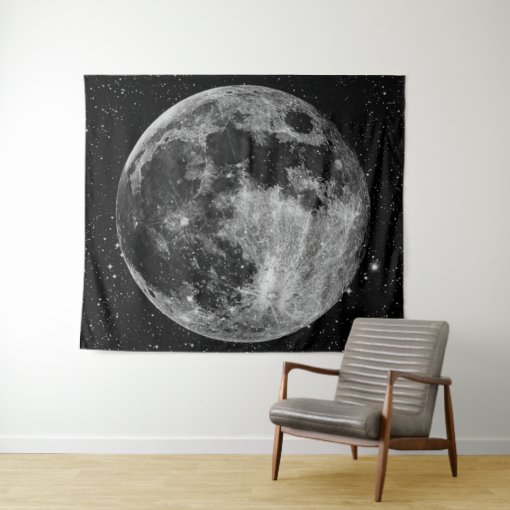 Full Moon Tapestry | Zazzle