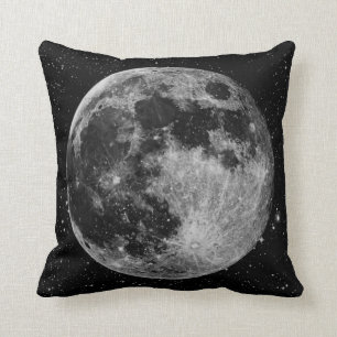 Full Moon Throw Pillow