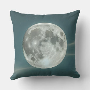 Full Moon Throw Pillow