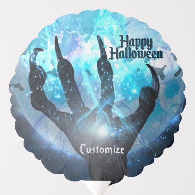 Full Moon Transformation Halloween Balloon (Front)