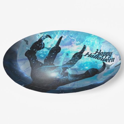 Full Moon Transformation Halloween Party Paper Plates
