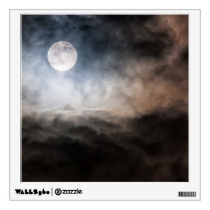 Full moon wall decal