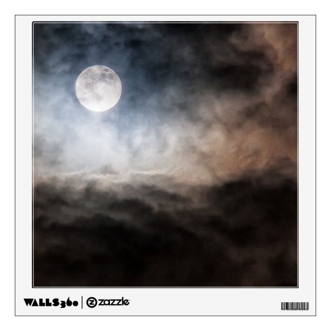 Full moon wall decal (Front)