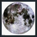 Full Moon Wall Sticker<br><div class="desc">Full Moon Wall Decal.</div>