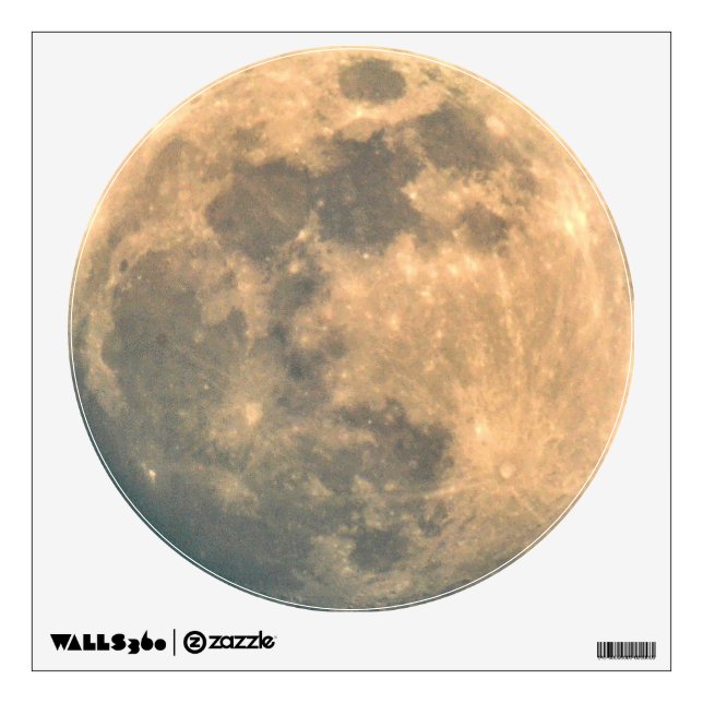 Full Moon Wall Sticker (Front)