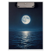 Full Moon Water Reflection Moonlight Abstract Thro