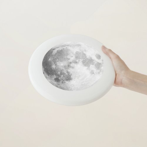 Full Moon White Frisbee