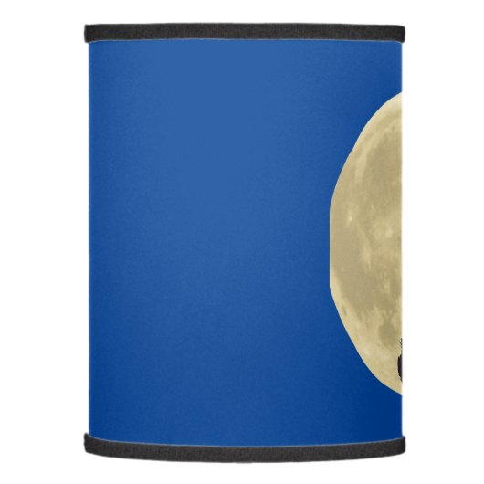 Full Moon Wild Wolf Lamp Shade (Left)