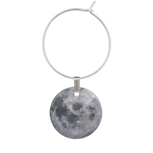 FULL MOON Wine Glass Charm