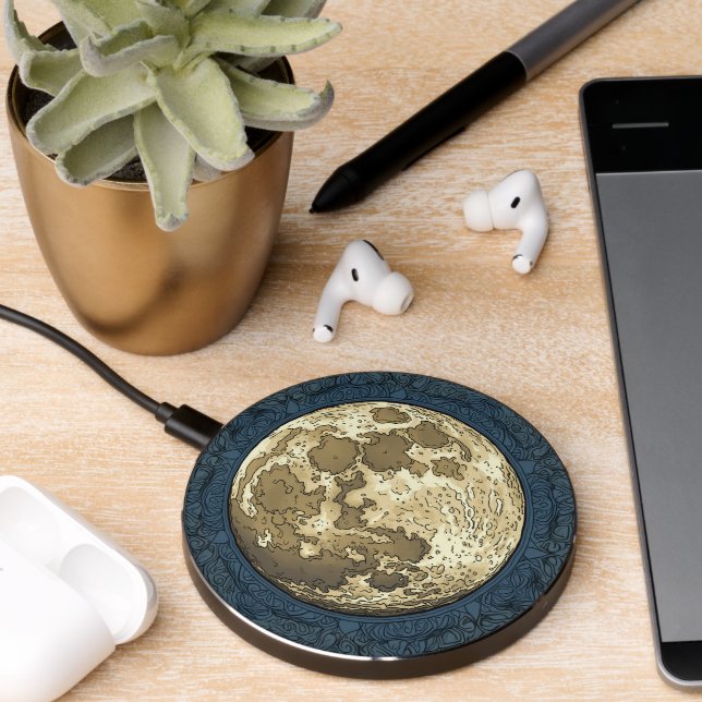 full moon Wireless Chargers (Desk 2)