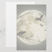 Full Moon with bats and Raven (Front/Back)