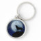 Full Moon Wolf Keychain