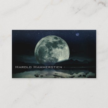 Full Moons Business Card by pixelholicBC at Zazzle