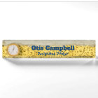 Full of Beer Suds Desk Nameplate