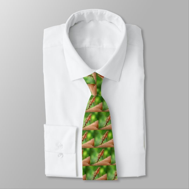 Full of Blood Mosquito Bloodsucking Insect Neck Tie (Tied)