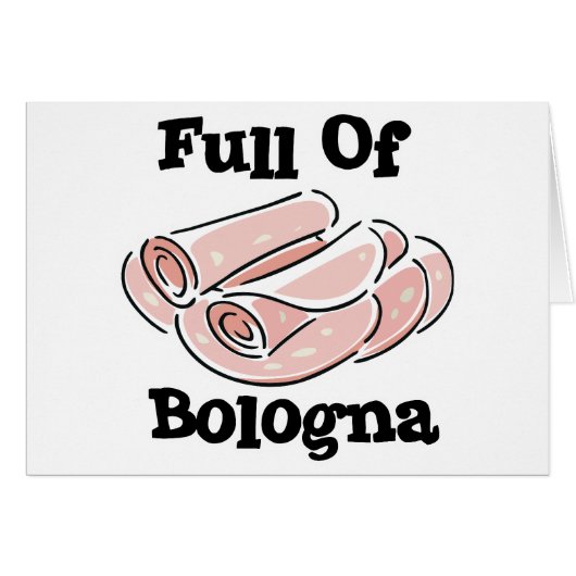 full of bologna cards (Front Horizontal)