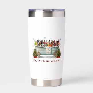 Full Of Christmas Spirit Insulated Tumbler