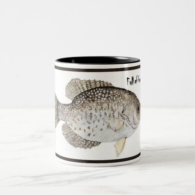 Full of Crappie Two-Tone Coffee Mug (Center)