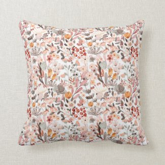 Full of flowers, the ideal choice throw pillow