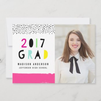 Full Of Fun Graduation Announcement by FINEandDANDY at Zazzle