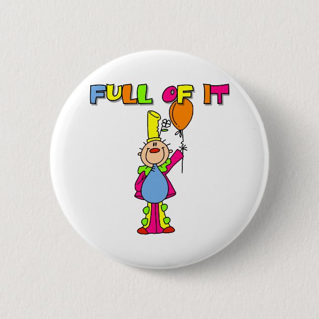 Full of It Button (Front)