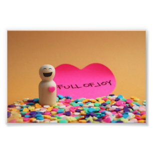 Full of joy photo print