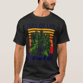 Full Of Life Skull Gardening Vintage 1 T-Shirt