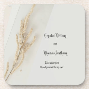 Full of Life Wedding Coaster Favors