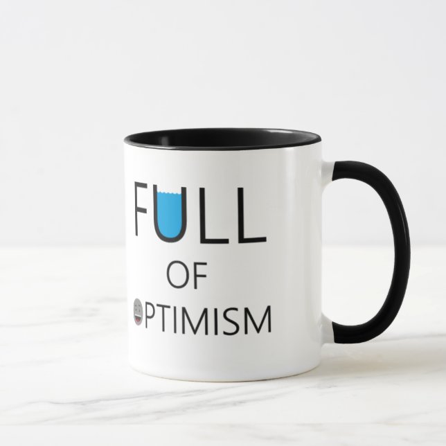 Full Of Optimism - OPTIMISTIC Mug (Right)