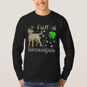 Full Of Shenanigans labrador Dog Irish T-Shirt