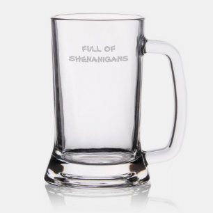 FULL OF SHENANIGANS, ST. PATRICKS DAY  STEIN
