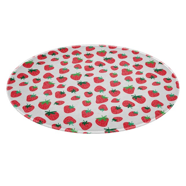 Full of Strawberries Cutting Board (Corner)