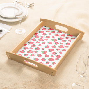 Full of Strawberries Serving Tray