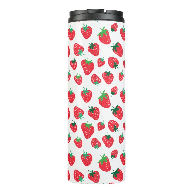 Full of Strawberries Thermal Tumbler (Back)