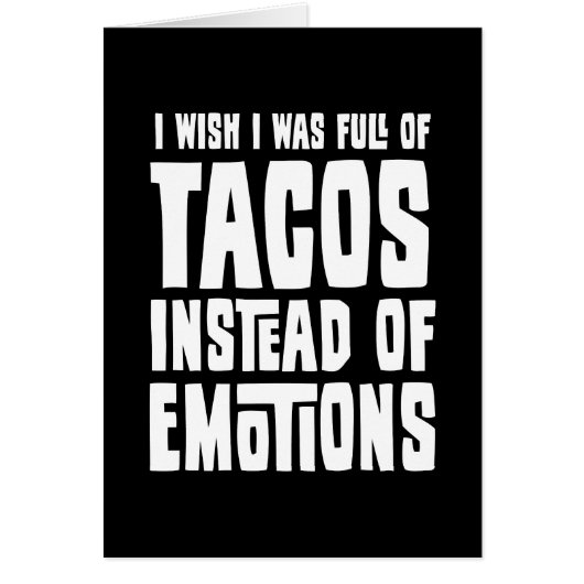 Full of Tacos Cards (Front)