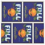 Full - Orange Crate Label Fabric