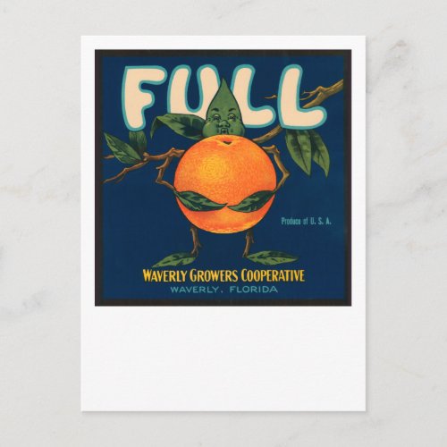 Full _ Orange Crate Label Postcard